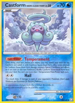Castform Snow-cloud Form